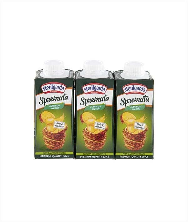 SPREMUTA DI ANANAS CON TAPPO PZ 3 x 20cl STERILGARDA