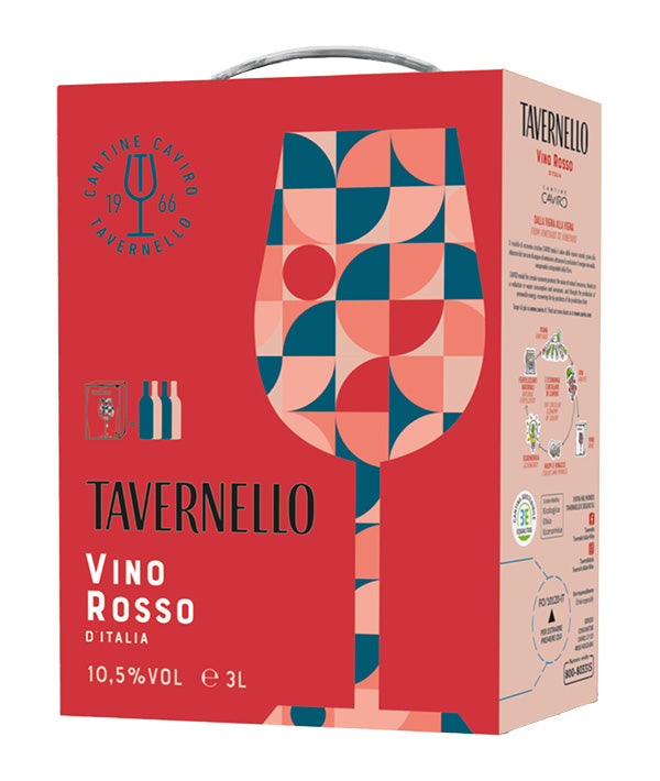 VINO ROSSO D'ITALIA 10,5° BAG IN BOX TAVERNELLO LT 5