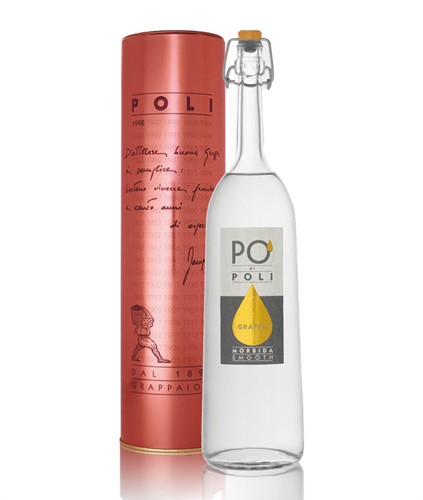 GRAPPA PO' DI POLI MOSCATO MORBIDA 40° LT 0,7