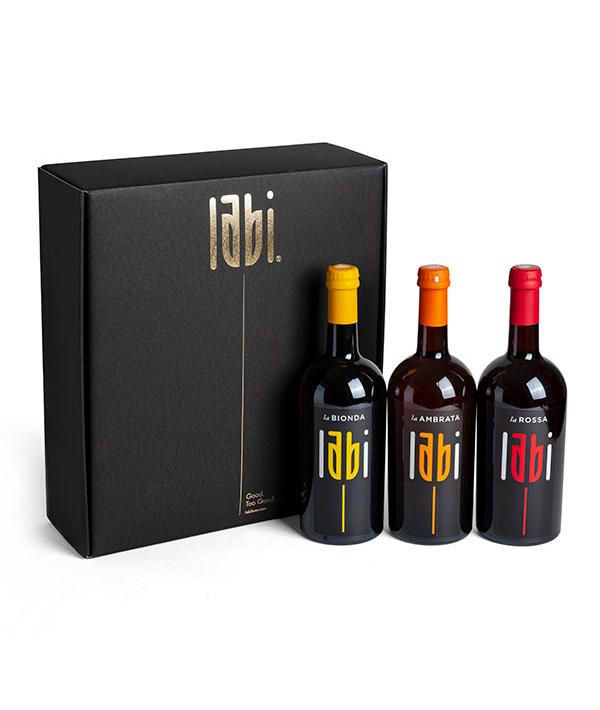 CONFEZIONE BIRRA BOTTIGLIA LT 0,75 LABI PZ 3