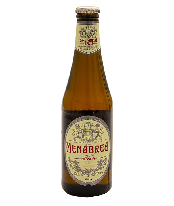 BIRRA MENABREA BIONDA BOTTIGLIA LT 0,33 PZ 24