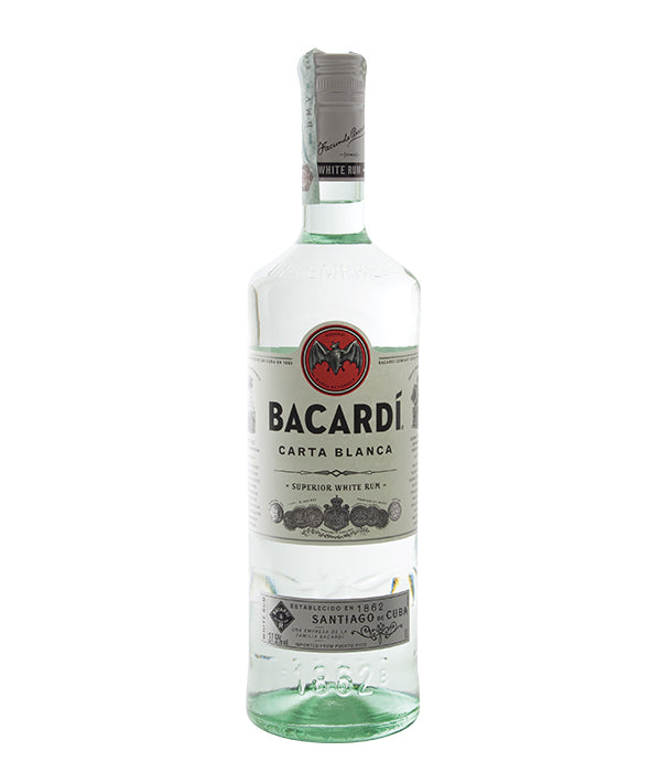 RUM BACARDI CARTA BLANCA 37,5° LT 1