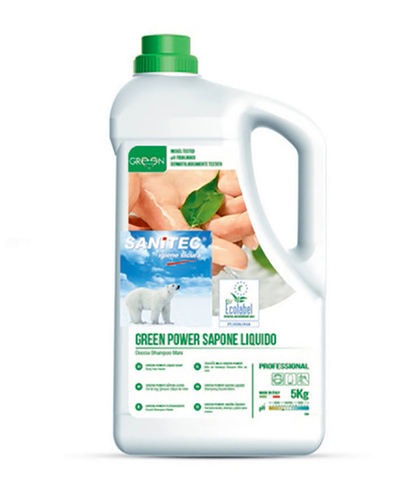 SAPONE MANI GREEN POWER SANITEC KG 5