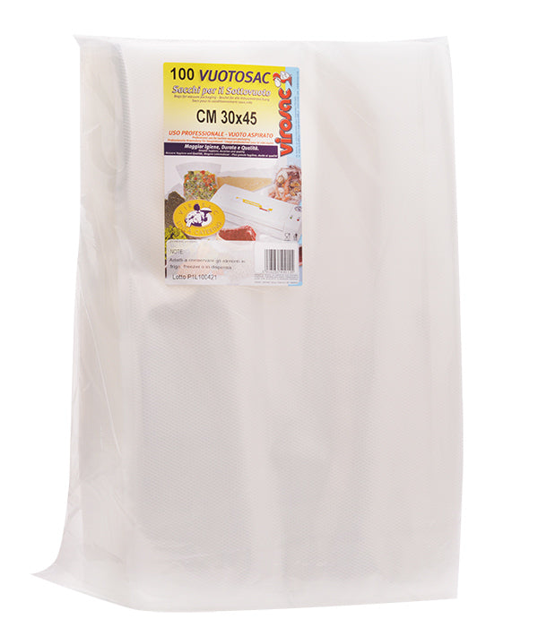 SACCHETTO SOTTOVUOTO GOFFRATO VIROSAC CM 30X45 PZ 100