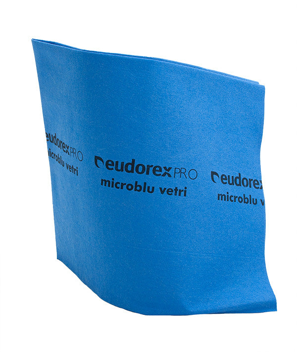 PANNO MICROFIBRA VETRI / BICCHIERI BLU CM 40X55 PZ 5