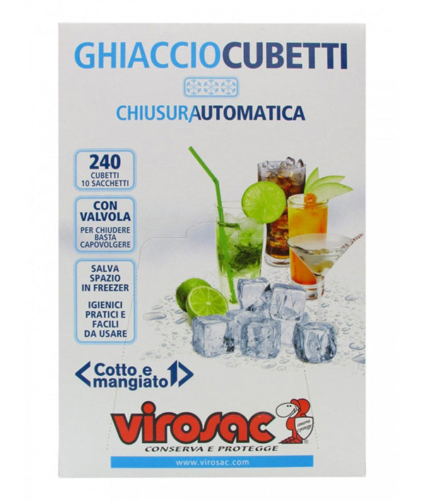 SACCHI GHIACCIO 240 CUBETTI VIROSAC PZ 10