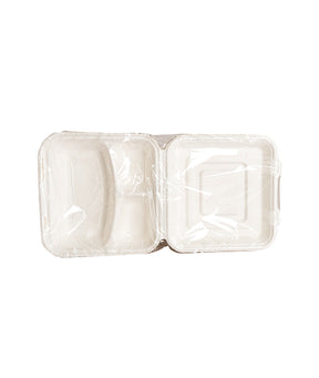 CONTENITORE COMPOSTABILE KEBAB 3/SCOMPARTI H10 CM 25X25 PZ 25