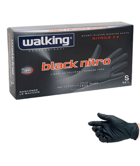 GUANTI MONO BLACK NITRO TG. S SENZA POLVERE PZ 100