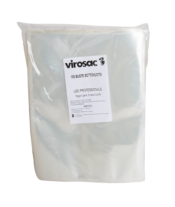 SACCHETTO SOTTOVUOTO LISCIO CM 25X35 VIROSAC PZ 100