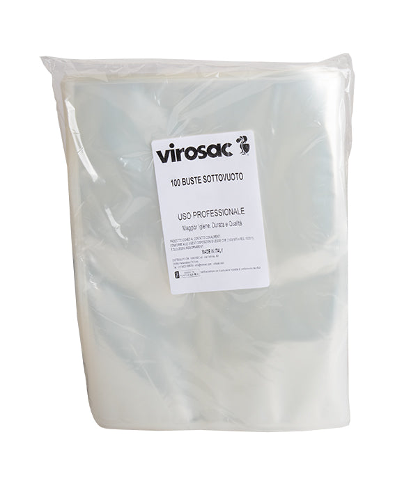 SACCHETTO SOTTOVUOTO LISCIO CM 30X40 VIROSAC PZ 100