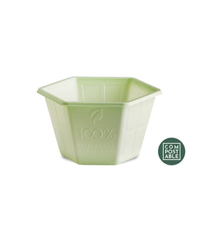SPAVALDA COLORATA/VERDE COPPETTA GELATO COMPOSTABILE
CC 300 PZ 100