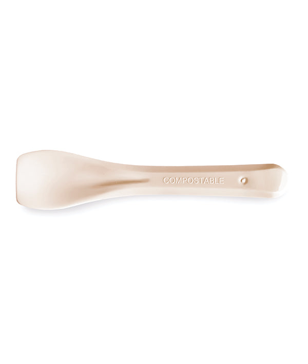 CUCCHIAINI BEIGE COMPOSTABILI CM 9,6 PZ 550