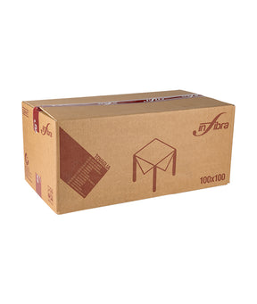 TOVAGLIA BIANCA PIEGATA 1/8 TIPO A CM 100X100 PZ 50