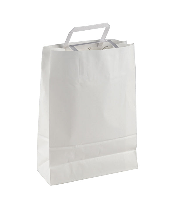 SHOPPERS CARTA KRAFT BIANCO 23+10X32 PZ 400