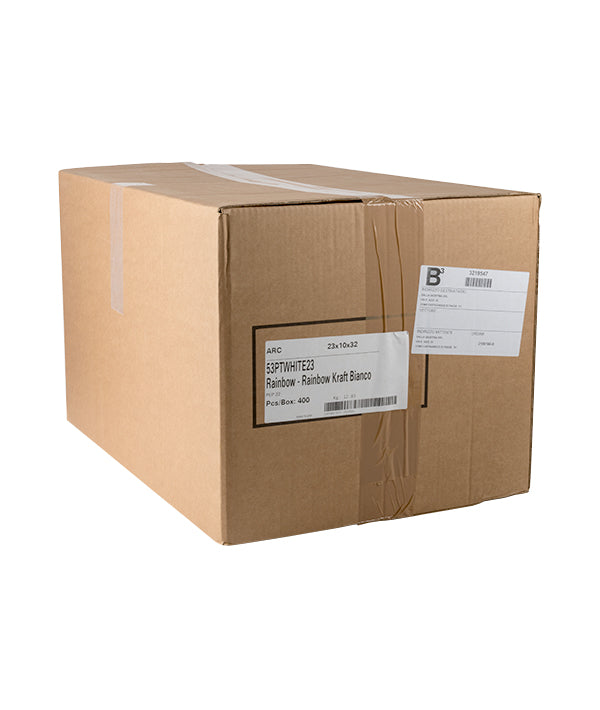 SHOPPERS CARTA KRAFT BIANCO 23+10X32 PZ 400