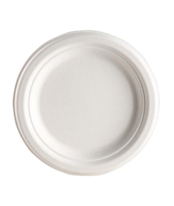 PIATTI DESSERT AVORIO BIODEGRADABILI CM 18 PZ 125
