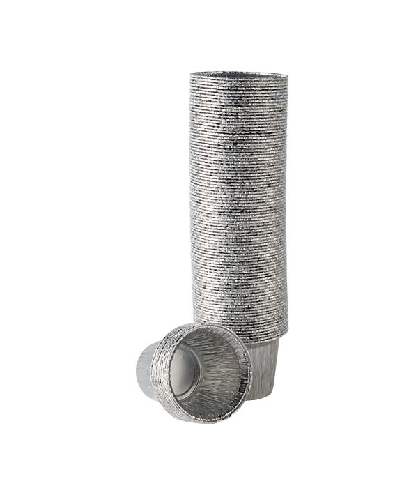 COPPETTE ALLUMINIO C20 ROTONDE H5 CM 7,4 PZ 100