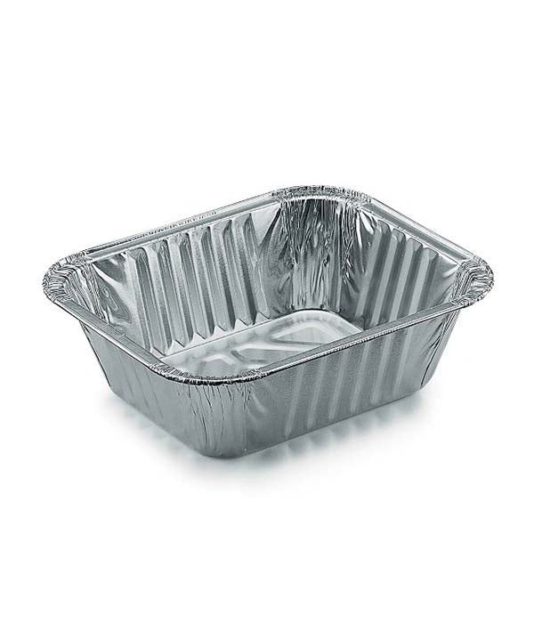 VASCHETTA ALLUMINIO 1 PORZIONE H4,4 CM 15X12 PZ 100