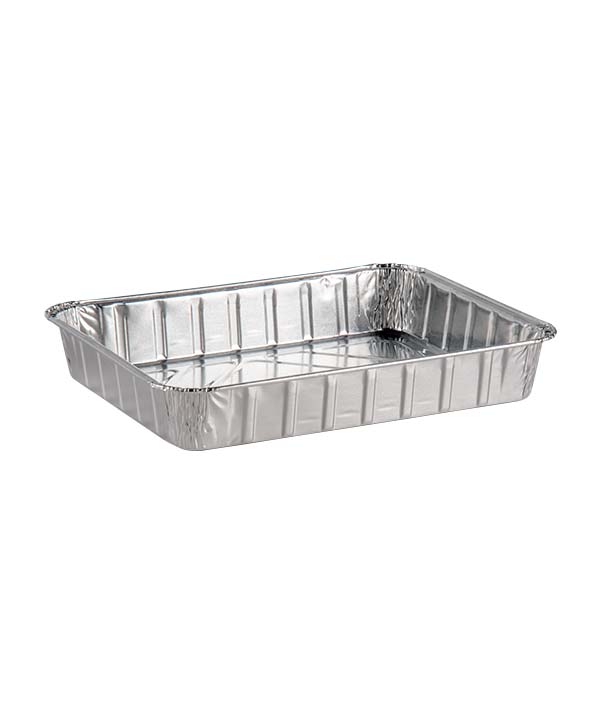 VASCHETTA ALLUMINIO 2 PORZIONI H3,8 CM 21X14 PZ 100