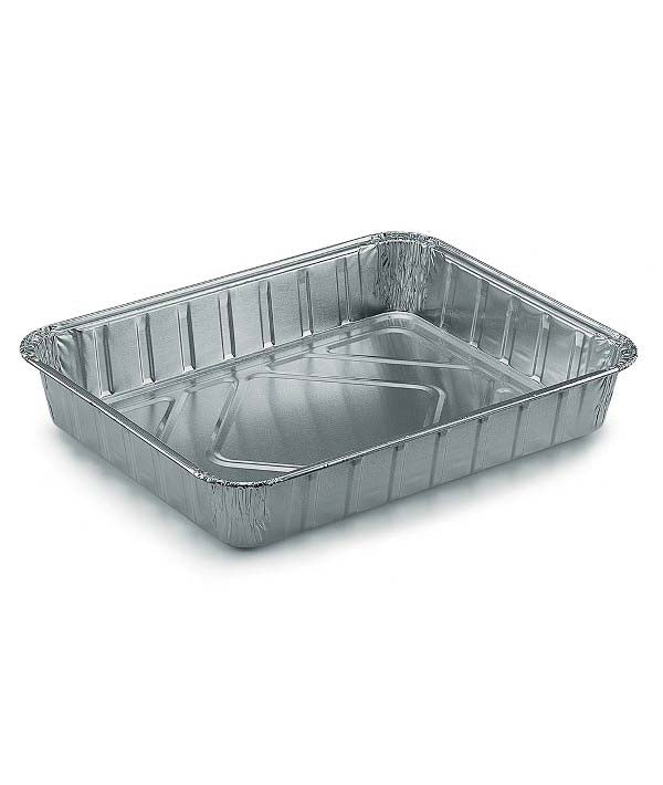VASCHETTA ALLUMINIO 4 PORZIONI H3,6 CM 23X18 PZ 100