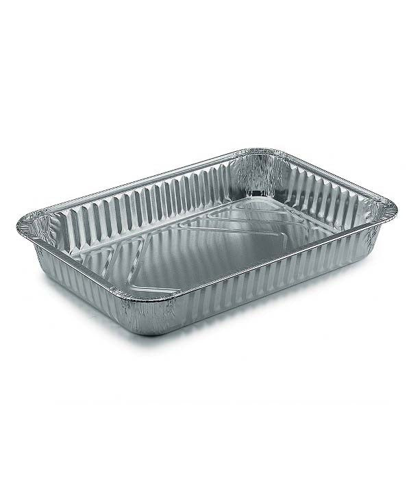 VASCHETTA ALLUMINIO 6 PORZIONI H4,3 CM 31X21 PZ 50