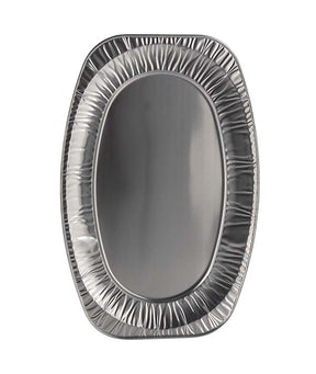 VASSOIO OVALE ALLUMINIO V3 H2,2 CM 55X36 PZ 10