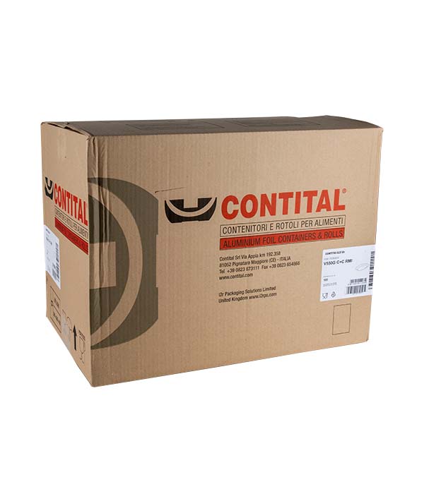 VASSOIO OVALE ALLUMINIO V3 H2,2 CM 55X36 PZ 10