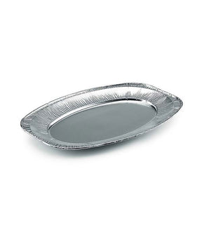 VASSOIO OVALE ALLUMINIO V3 H2,2 CM 55X36 PZ 10