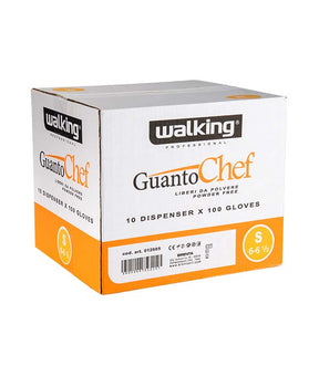 GUANTI MONO CHEF NITRILE TG. S NERI SENZA POLVERE PZ 100