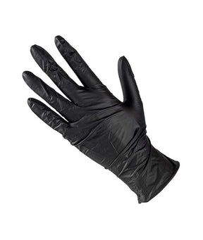 GUANTI MONO CHEF NITRILE TG. M NERI SENZA POLVERE PZ 100