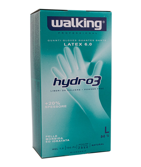 GUANTI MONO LATTICE HYDRO3 TG. L SENZA POLVERE PZ 100
