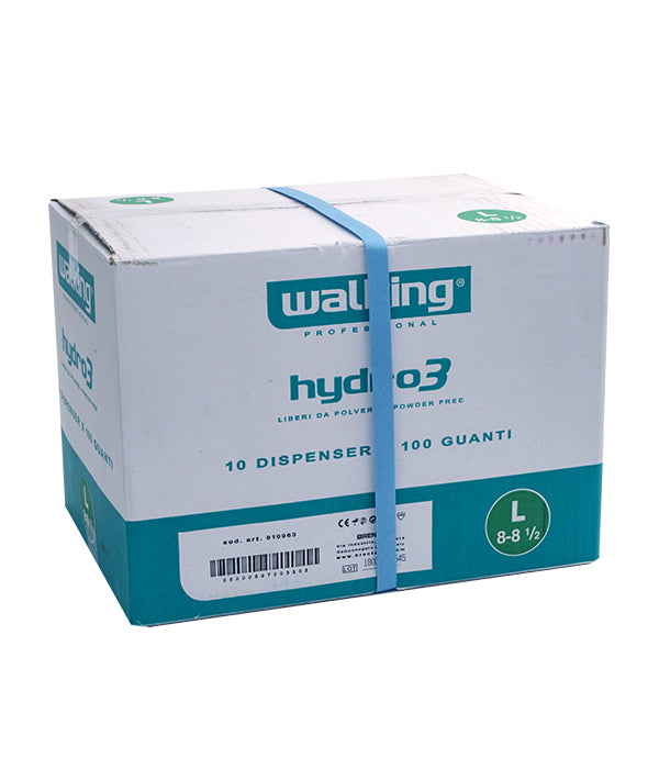 GUANTI MONO LATTICE HYDRO3 TG. L SENZA POLVERE PZ 100