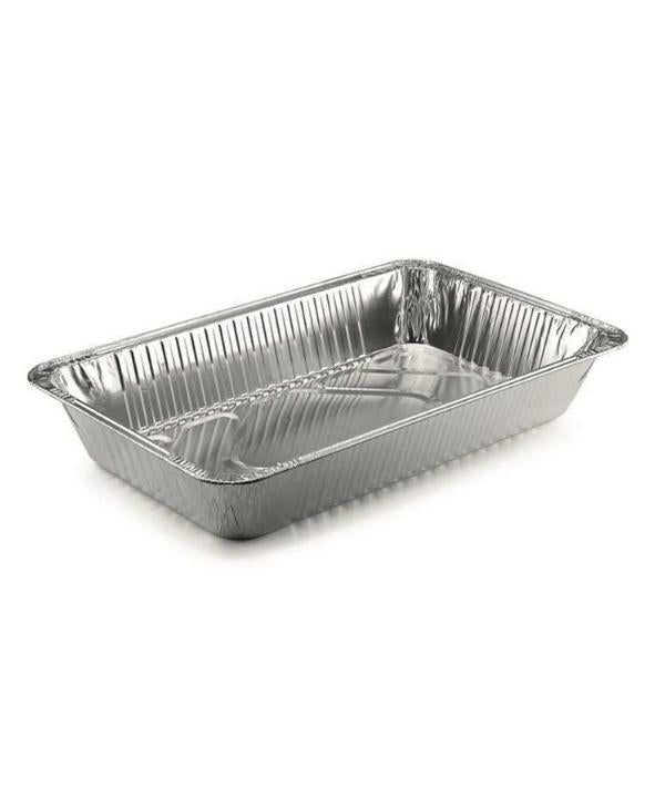 VASCHETTA ALLUMINIO 18 PORZIONI ALTA H8 CM 32X52 PZ 50