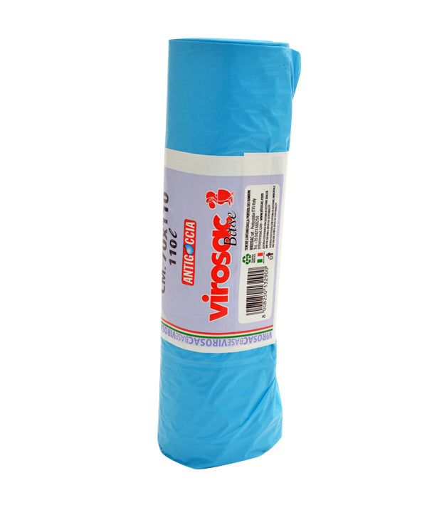 SACCO IMMONDIZIA AZZURRO CM 70X110 PZ 10