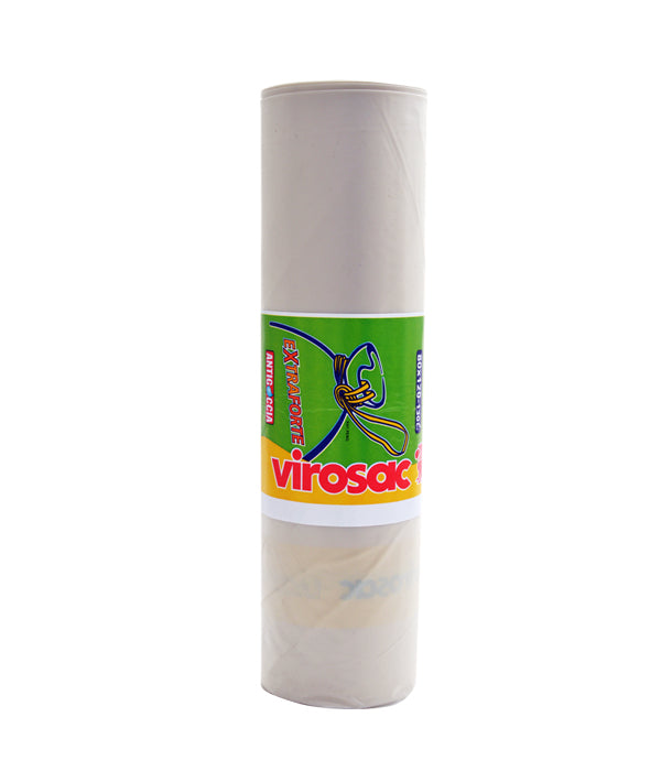 SACCO IMMONDIZIA NEUTRO CON LACCI CM 80X120 PZ 15