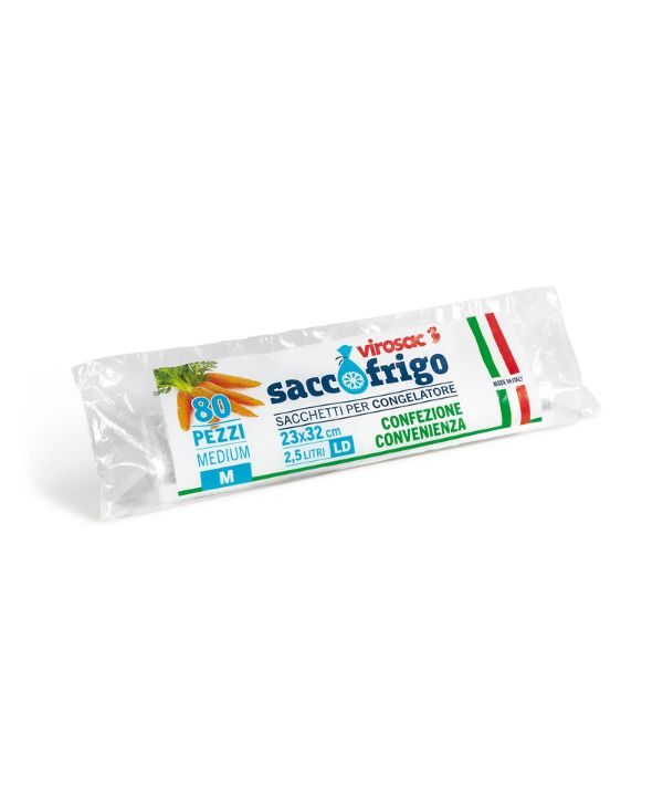 SACCHETTO CONGELATORE CM 23X32 VIROSAC PZ 80