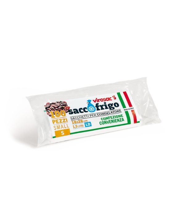 SACCHETTO CONGELATORE CM 18X28 VIROSAC PZ 100