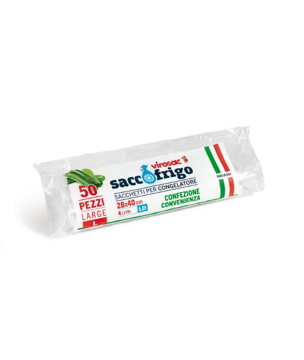 SACCHETTO CONGELATORE CM 28X40 VIROSAC PZ 50