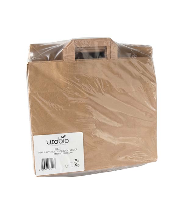 SHOPPERS CARTA KRAFT AVANA CM 32X21X26 PZ 250