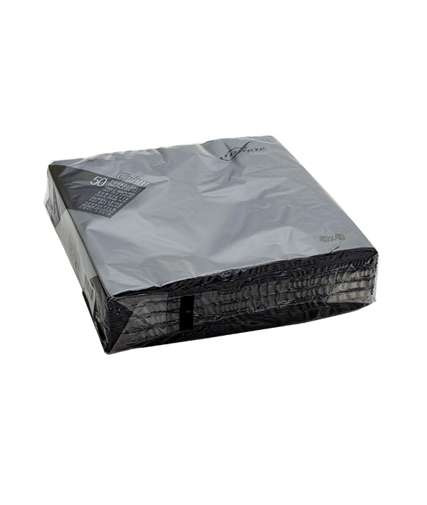 TOVAGLIOLI NERO 2 VELI INFIBRA CM 40X40 PZ 50