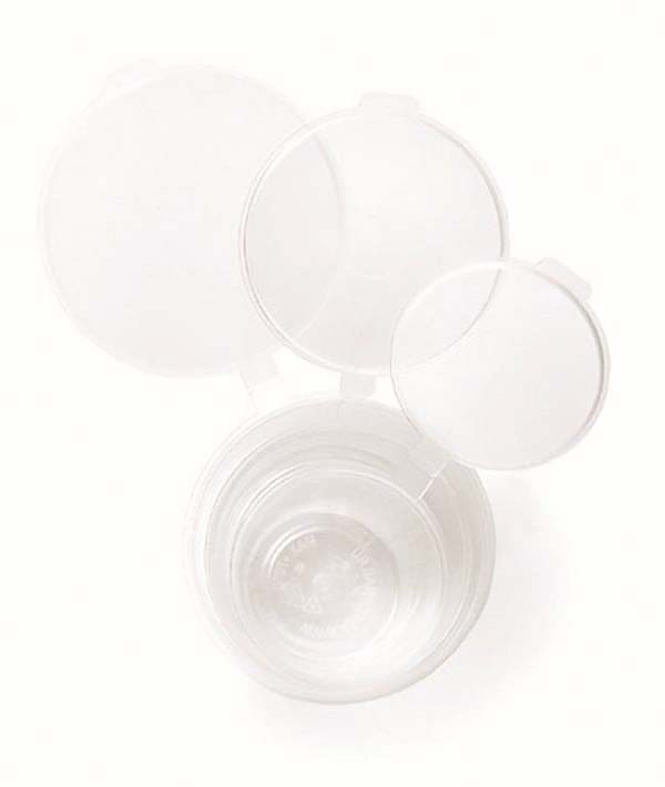 VASCHETTA SALSE TRASPARENTE CON COPERCHIO ML 120 PZ 50
