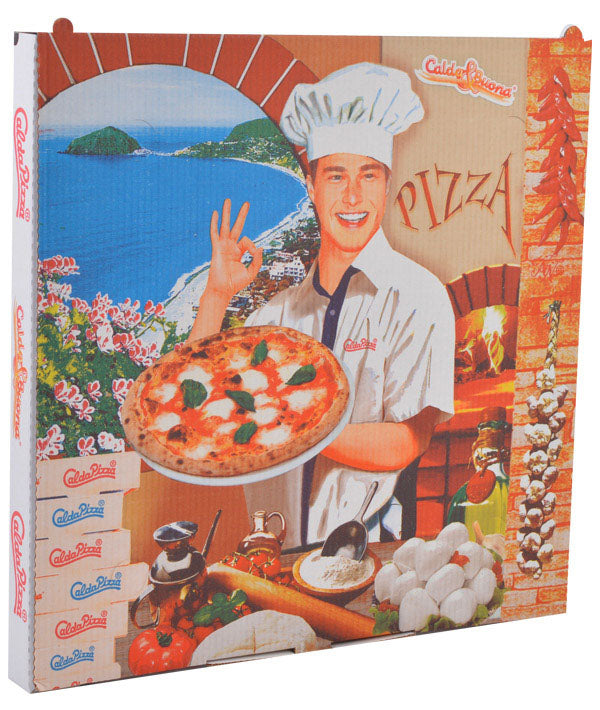 BOX PIZZA CM 32,5 H3 TRICROMIA GR 102 LINER PZ 100