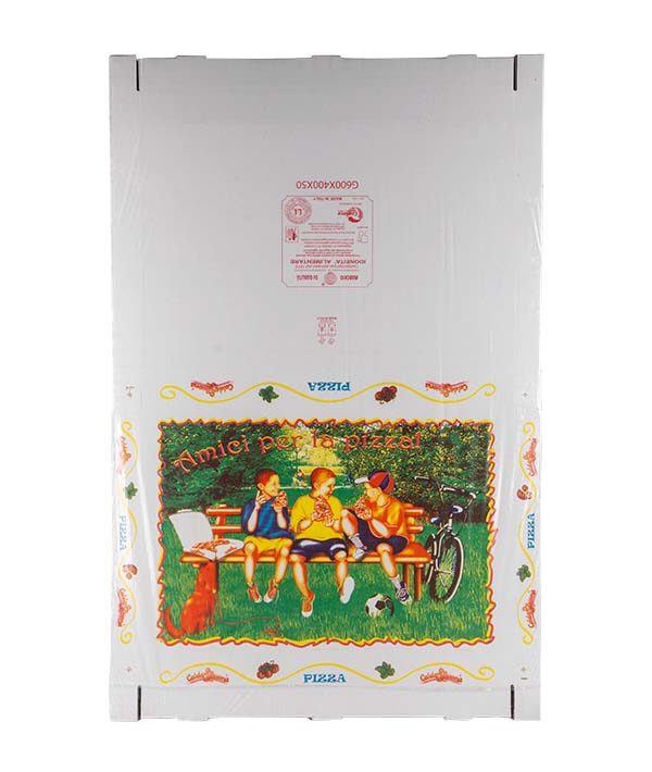 BOX PIZZA CM 60X40 H 5 PARCO GR 280 LINER PZ 50