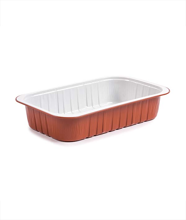 VASCHETTA ALL SMOOTHWALL 2 PORZIONI H 4,7 21,6X12,8 PZ 50