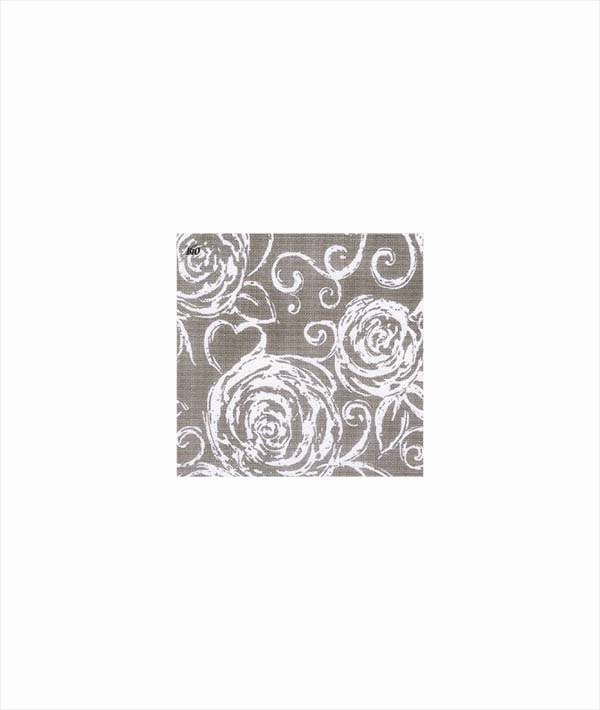TOVAGLIOLI CARTA A SECCO BIO DECORO CANNA FUCILE CM 40X40 PZ 50
