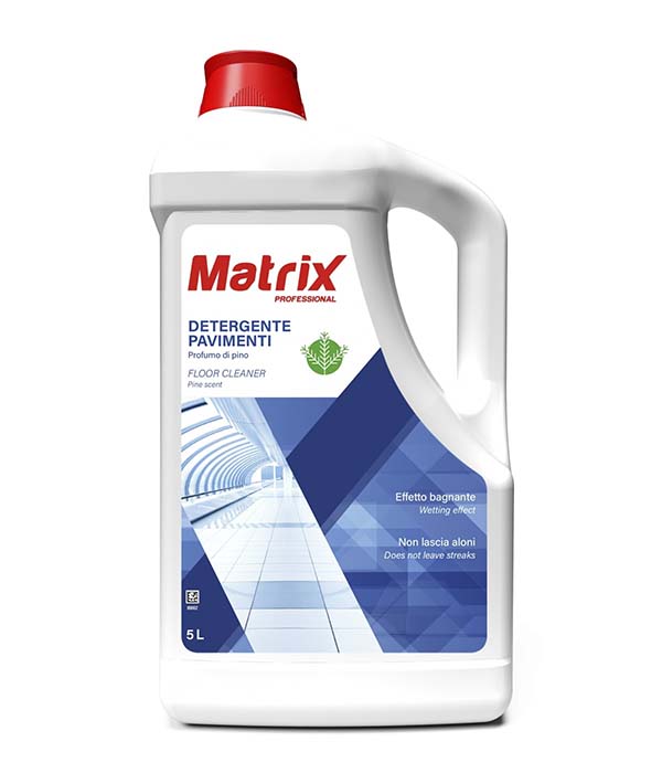 DETERGENTE PAVIMENTI PINO / EUCALIPTO MATRIX XM010 KG 5