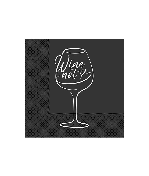 TOVAGLIOLI WINE NOT NERO 2 VELI CM 25X25 OKAY PZ 50