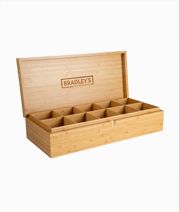 SCATOLA LEGNO VUOTA 10 SCOMPARTI BRADLEY'S