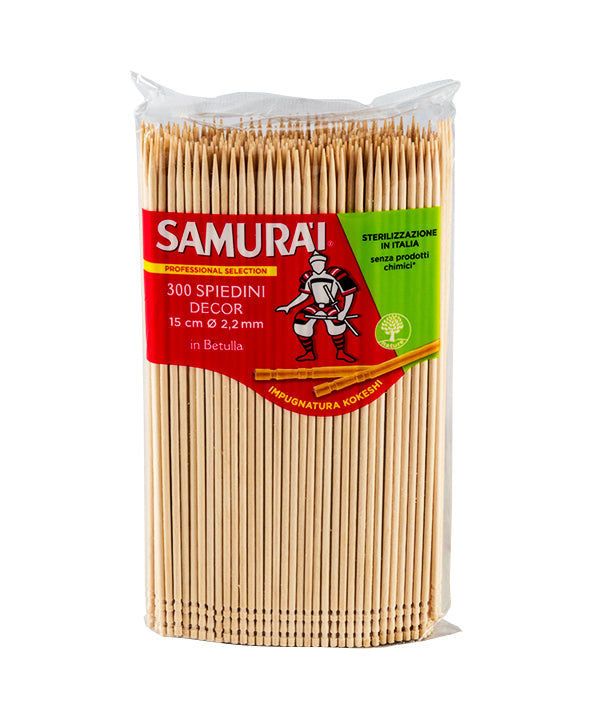 SPIEDINI PER LONG DRINKS CM 15 SAMURAI PZ 300