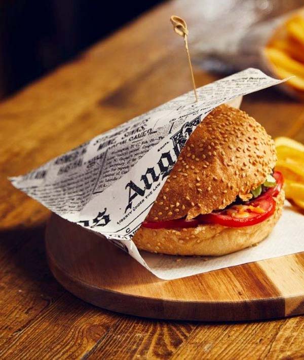 SACCHETTO PORTA PANINO ANTIGRASSO JOURNAL CM 13X14 PZ 1000